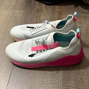 Light Blue and Pink Clove Sneakers